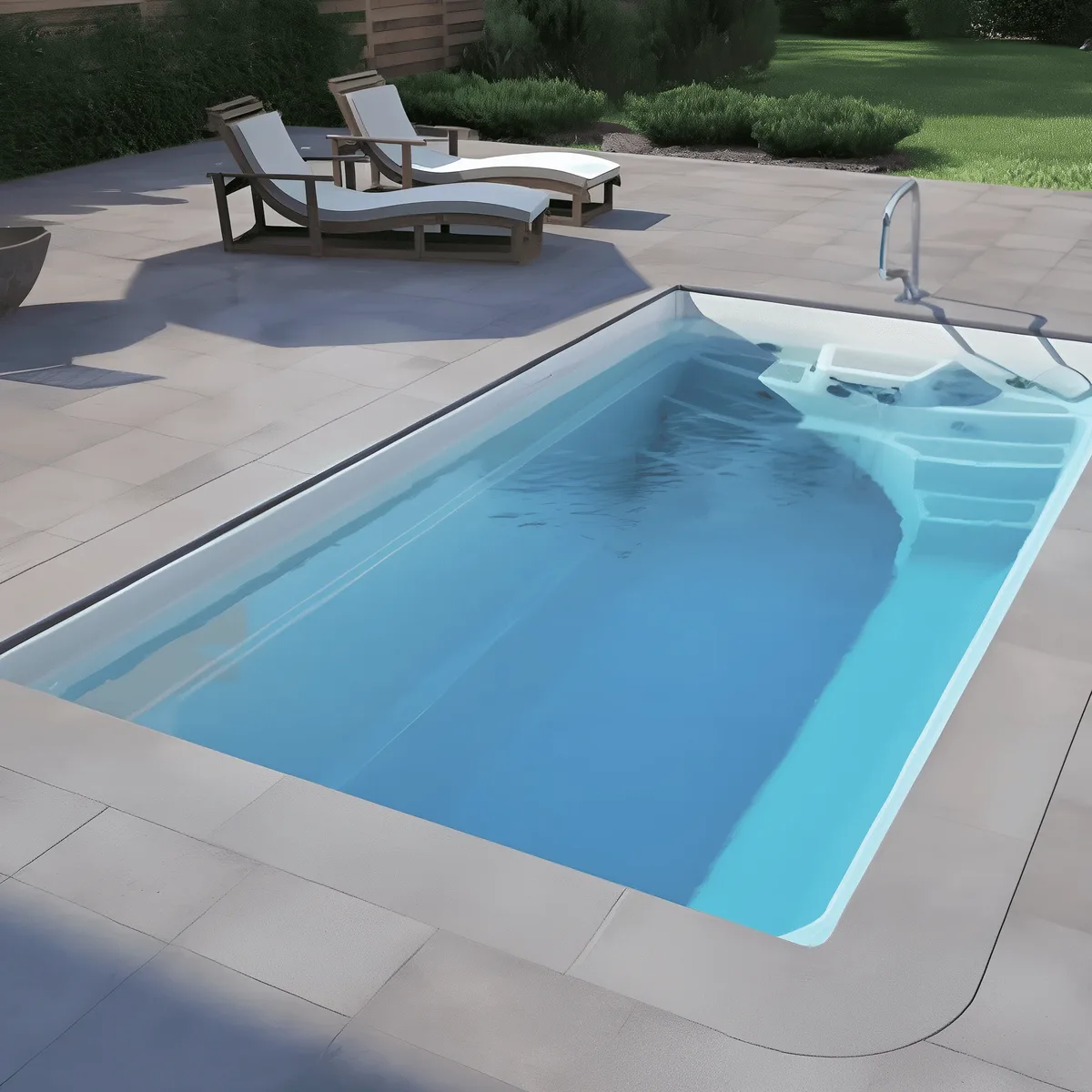 Композитный бассейн Laguna 5 — вид сверху в Ачинске